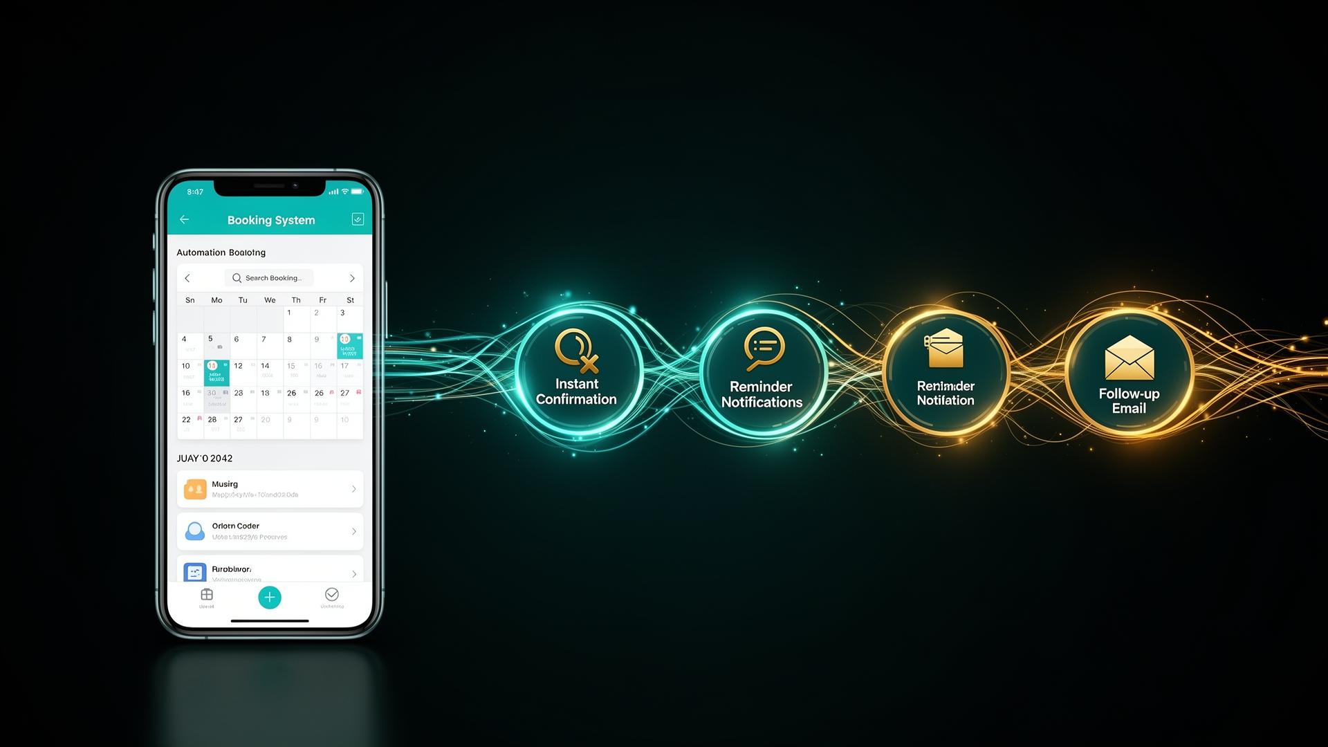 Automated booking system converting traffic to appointments