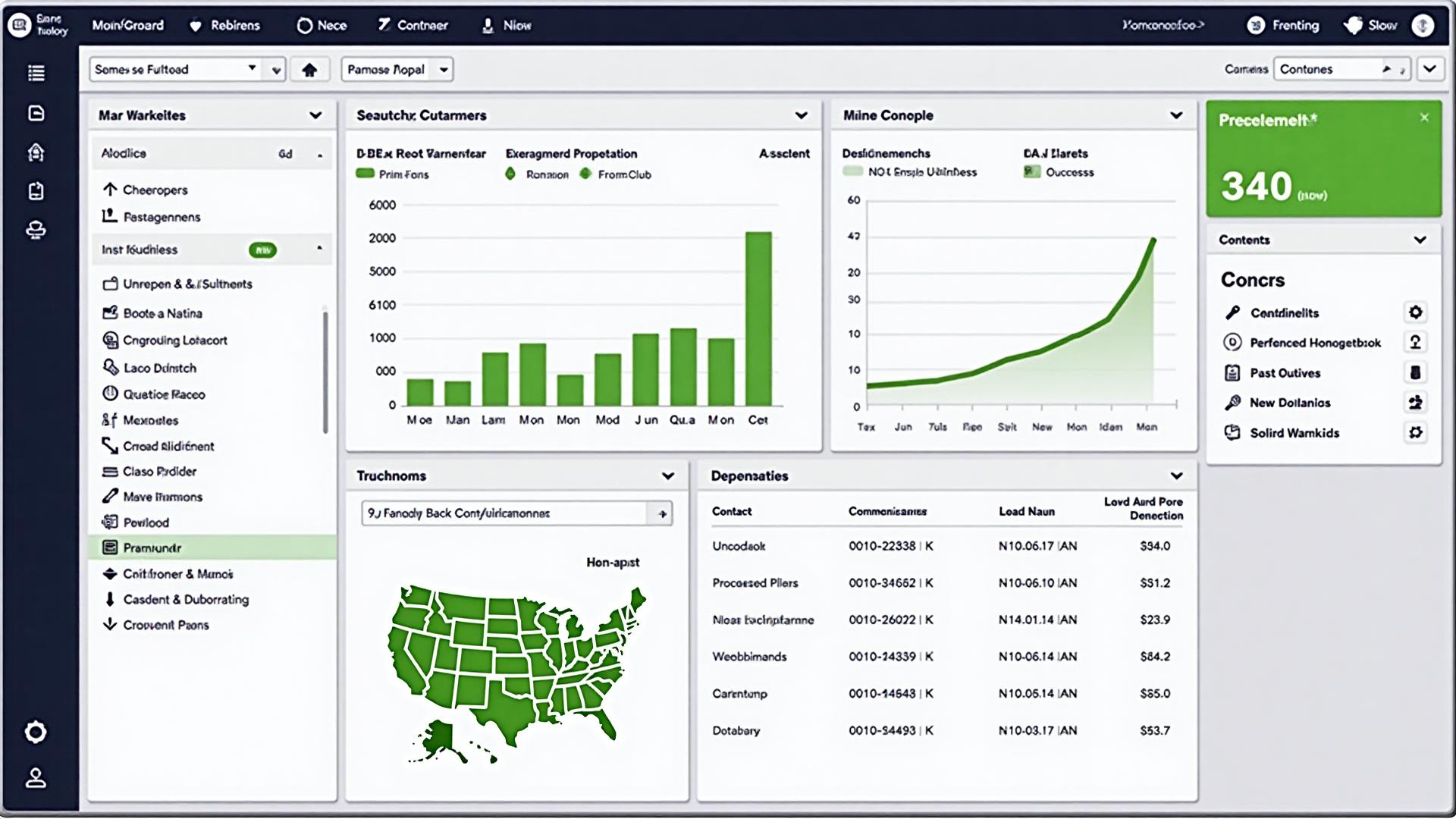 Zeppelynn AI CRM platform dashboard for small businesses