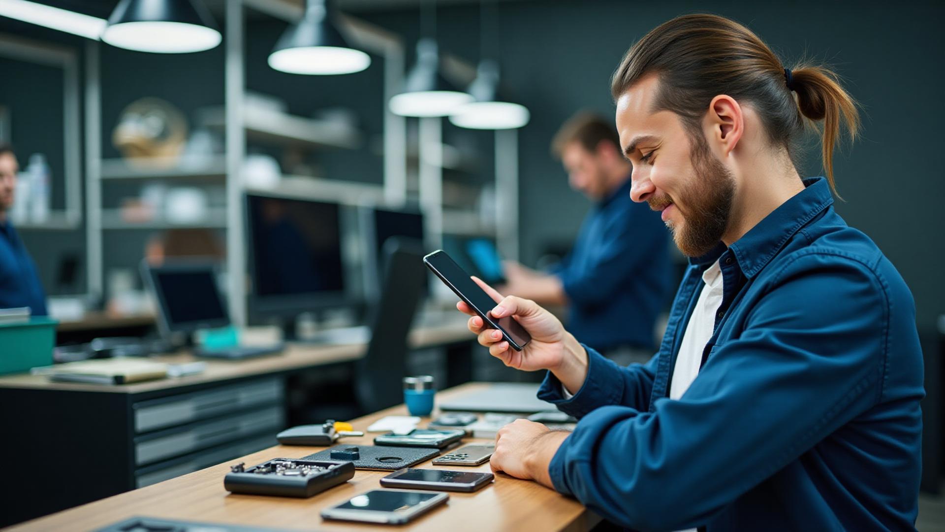 Professional mobile phone repair shop