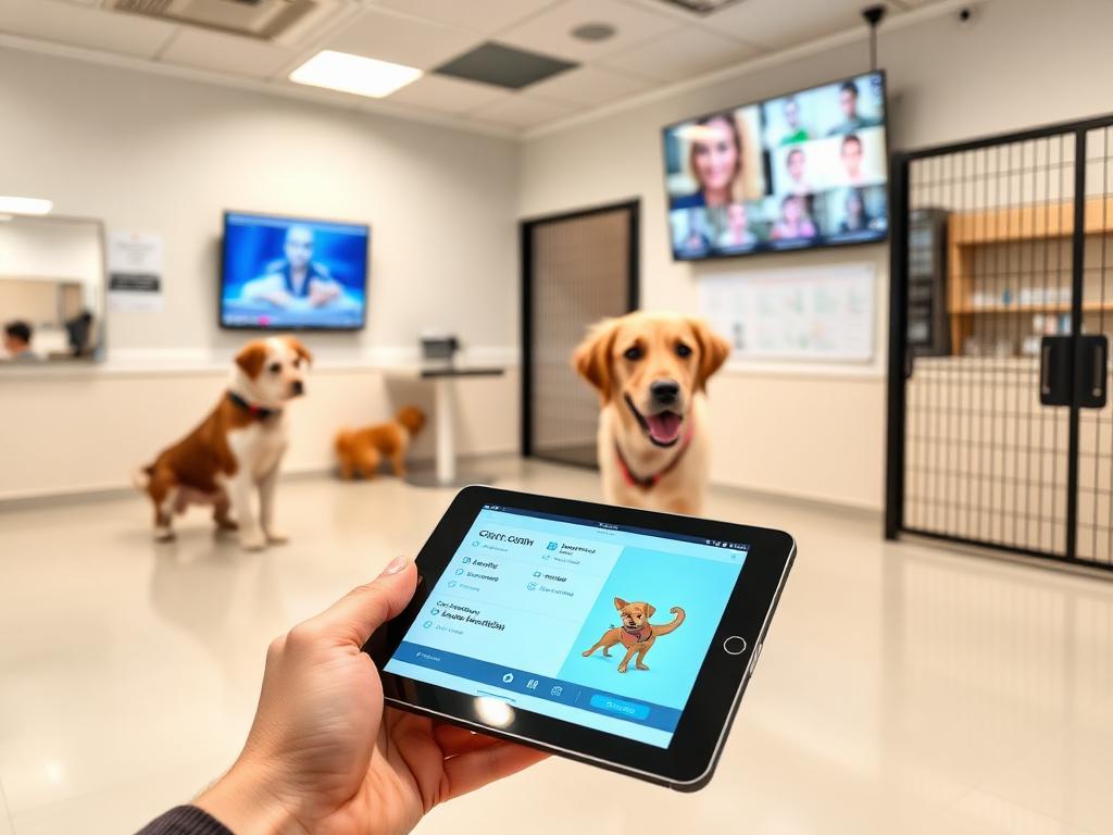 Modern pet boarding facility - AI Smart Website for pet care business