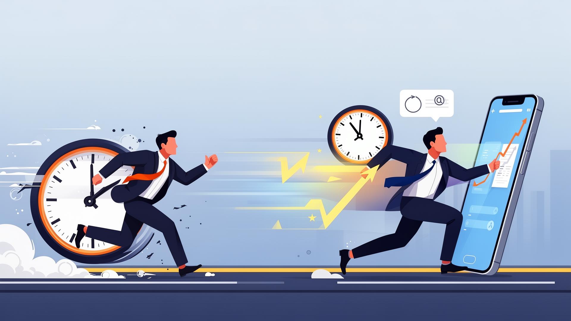 Race between businesses to respond to customer inquiries first