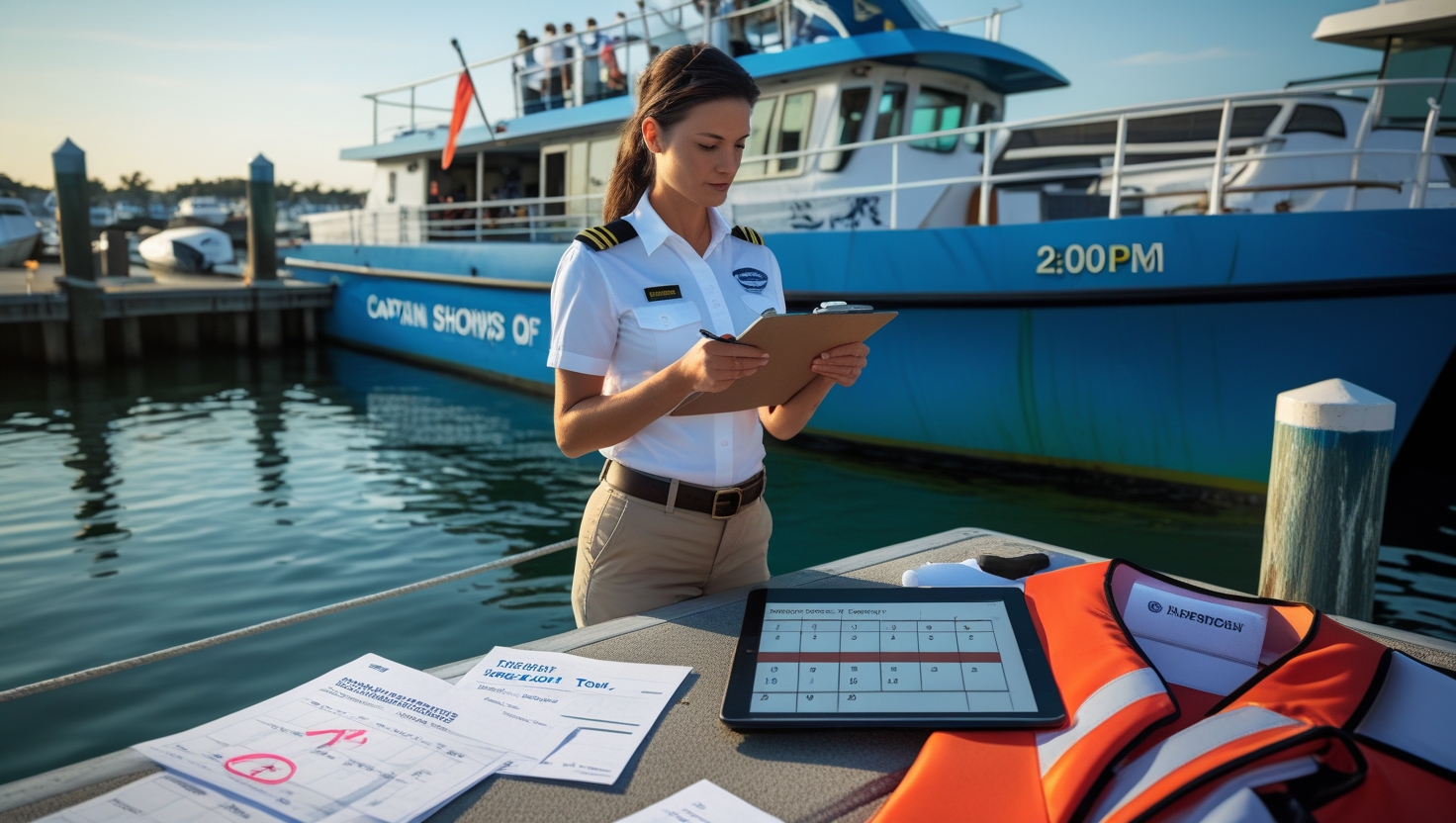 Chaotic boat tour operation with disorganized scheduling and overwhelmed staff