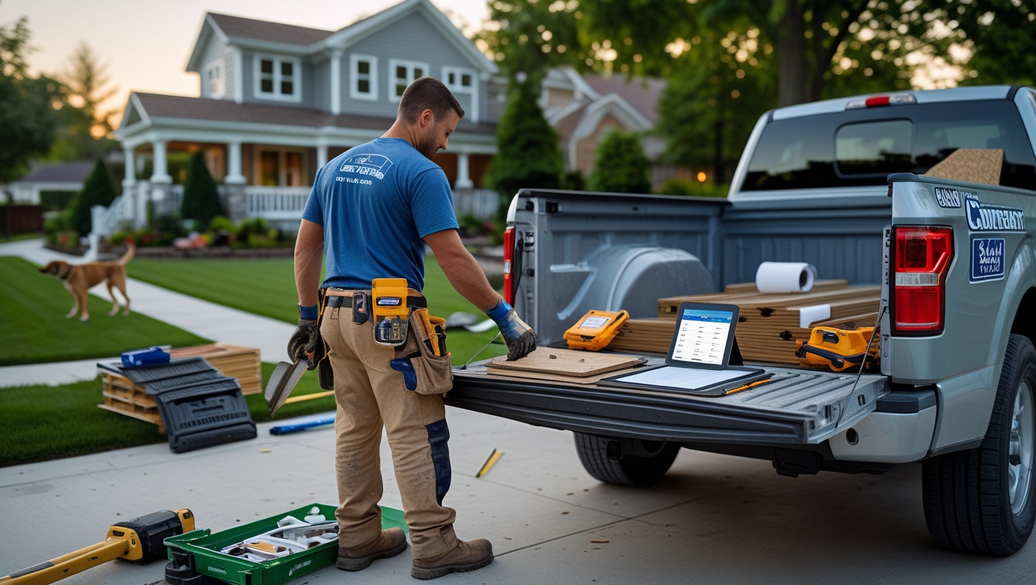 Modern home improvement website with AI-powered features and beautiful project showcase