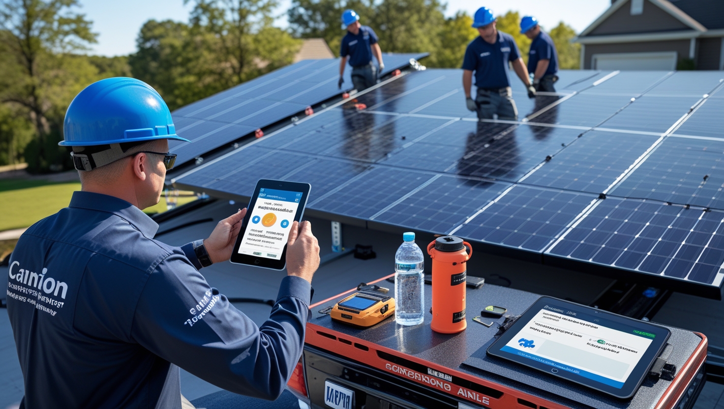 Modern AI-powered renewable energy website with instant quotes and interactive tools